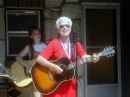 Janet at the Patsy Montana Yodeling Festival 2002  with Kata Huddleston (who won the Patsy Montana Yodeling Contest 2 years previously)